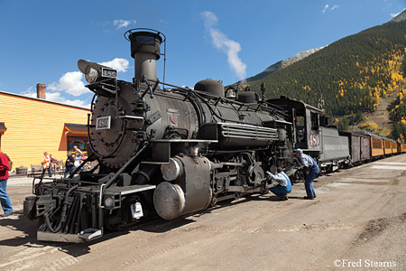 Durango and Silverton Narrow Gauge Railroad Silverton Station Engine 480